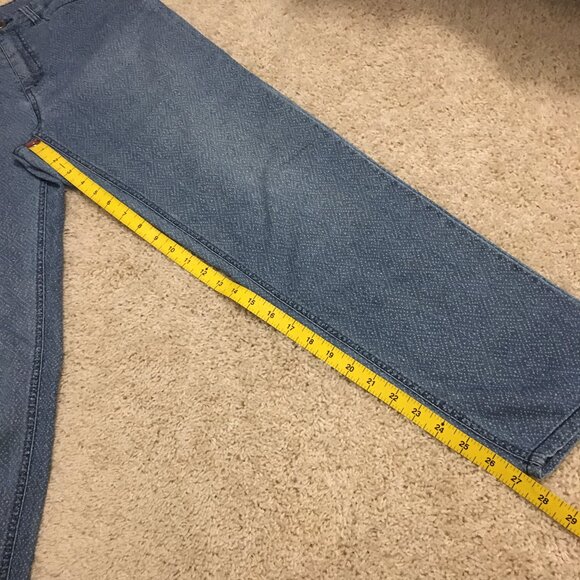 French Dressing Diamond Dot Print Jeans Blue With Light Jeans - Picture 16 of 16